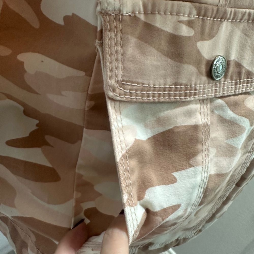 Harper Liv Pink and White Camo Utility Jacket Jacket L - Picture 6 of 10